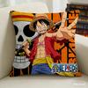 Наволочка с принтом персонажа из аниме One Piece, любимого фанатами. Декоративная наволочка для спальни, гостиной и энтузиастов аниме