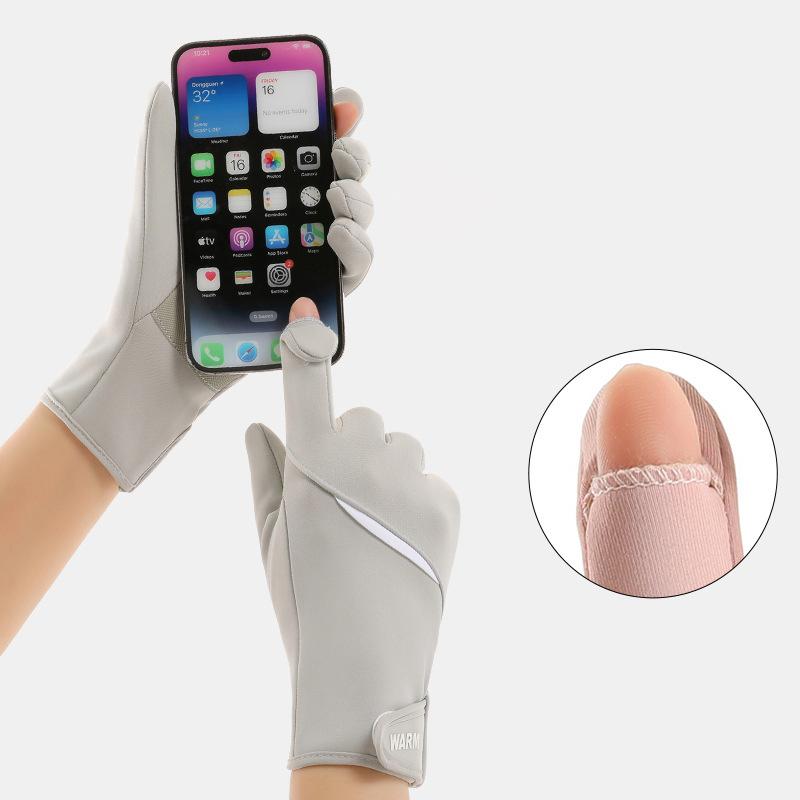 Зимние перчатки для мужчин и женщин, теплые перчатки для сенсорного экрана, водонепроницаемые, для пешего туризма, катания на лыжах, рыбалки, велоспорта, сноуборда, нескользящие перчатки
