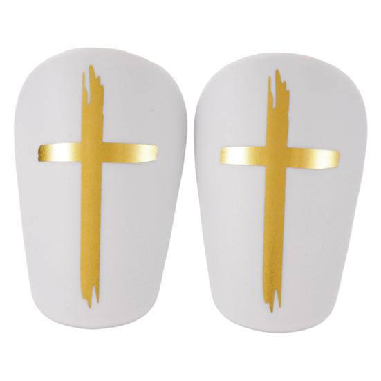 Mini Football Shin Guards Tiny Shin Pads with EVA Cushion for Kids Youth Adults Calf Protection Gear for Outdoor Soccer Training