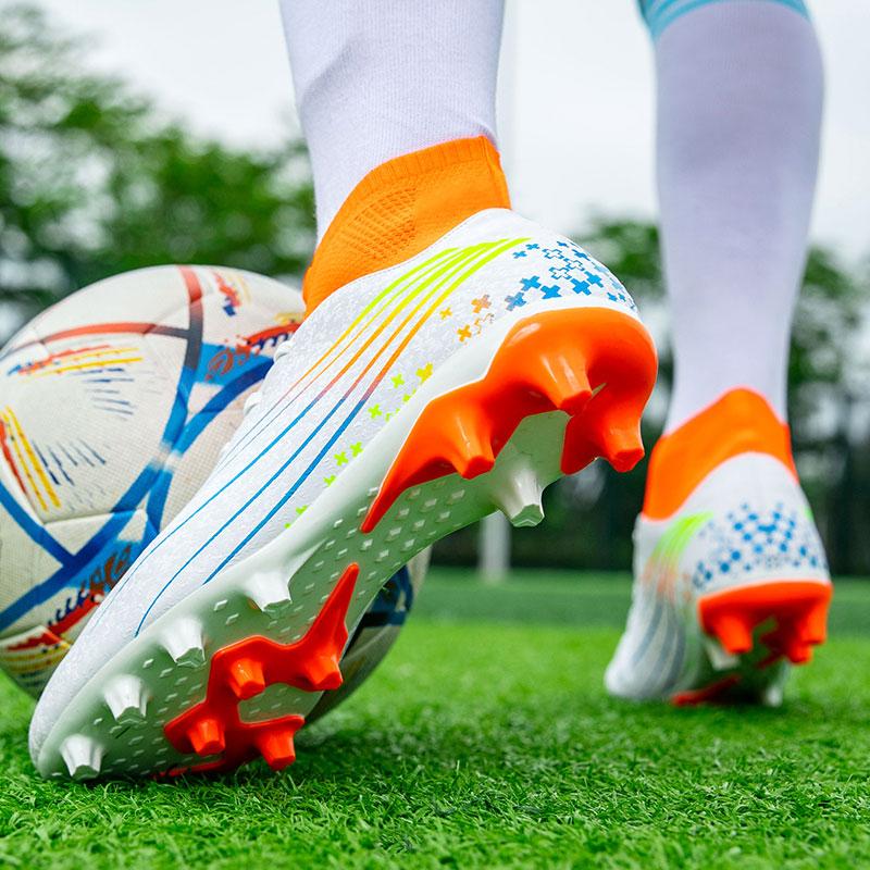 Мужские футбольные бутсы TF/FG, футбольные бутсы до щиколотки для мужчин, подростков, взрослых, бутсы для тренировок на траве, кроссовки 35-47