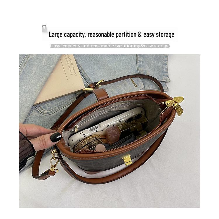 Модная роскошная сумка в корейском стиле с принтом: Женская универсальная сумка на плечо и через плечо