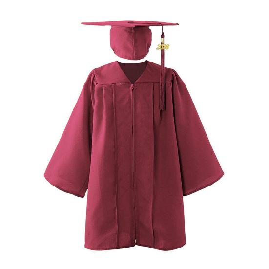 Комплект выпускной мантии и шапочки для детского сада, унисекс, наряд «Поздравляю, выпускник» с кисточками и подвесками 2026 года для дошкольников и детского сада