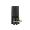 Universal Professional Black Plastic Saxophone Mouthpiece Cap PU Leather Ligature Clip for Alto Tenor Soprano Saxophone Prevent Chipping And Breaking