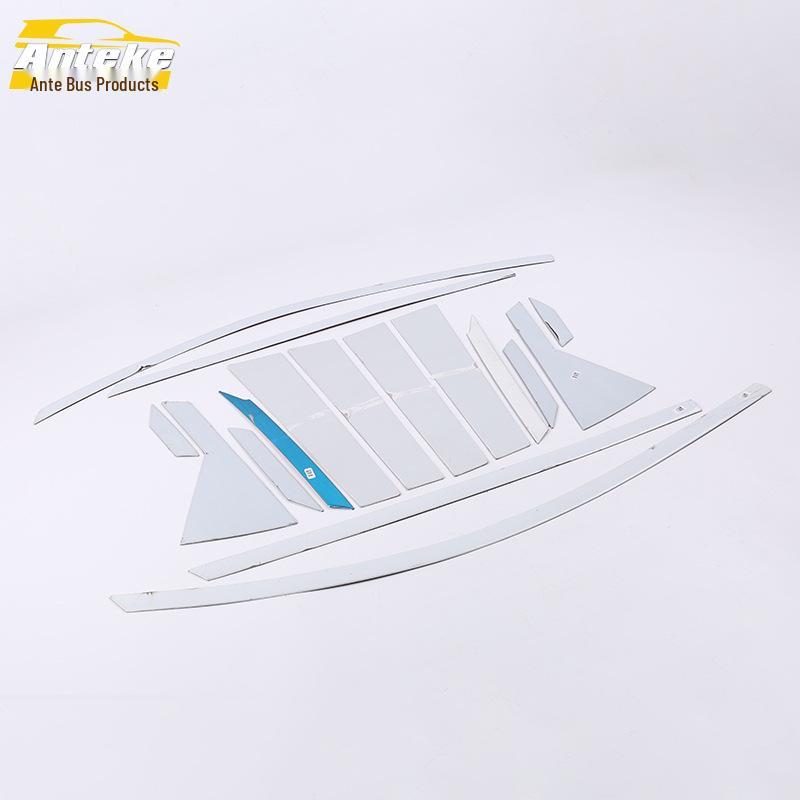 Tucson 2015 Stainless Steel Window Trim - Anti-Scratch Decorative Strips & Body Mod Accessories