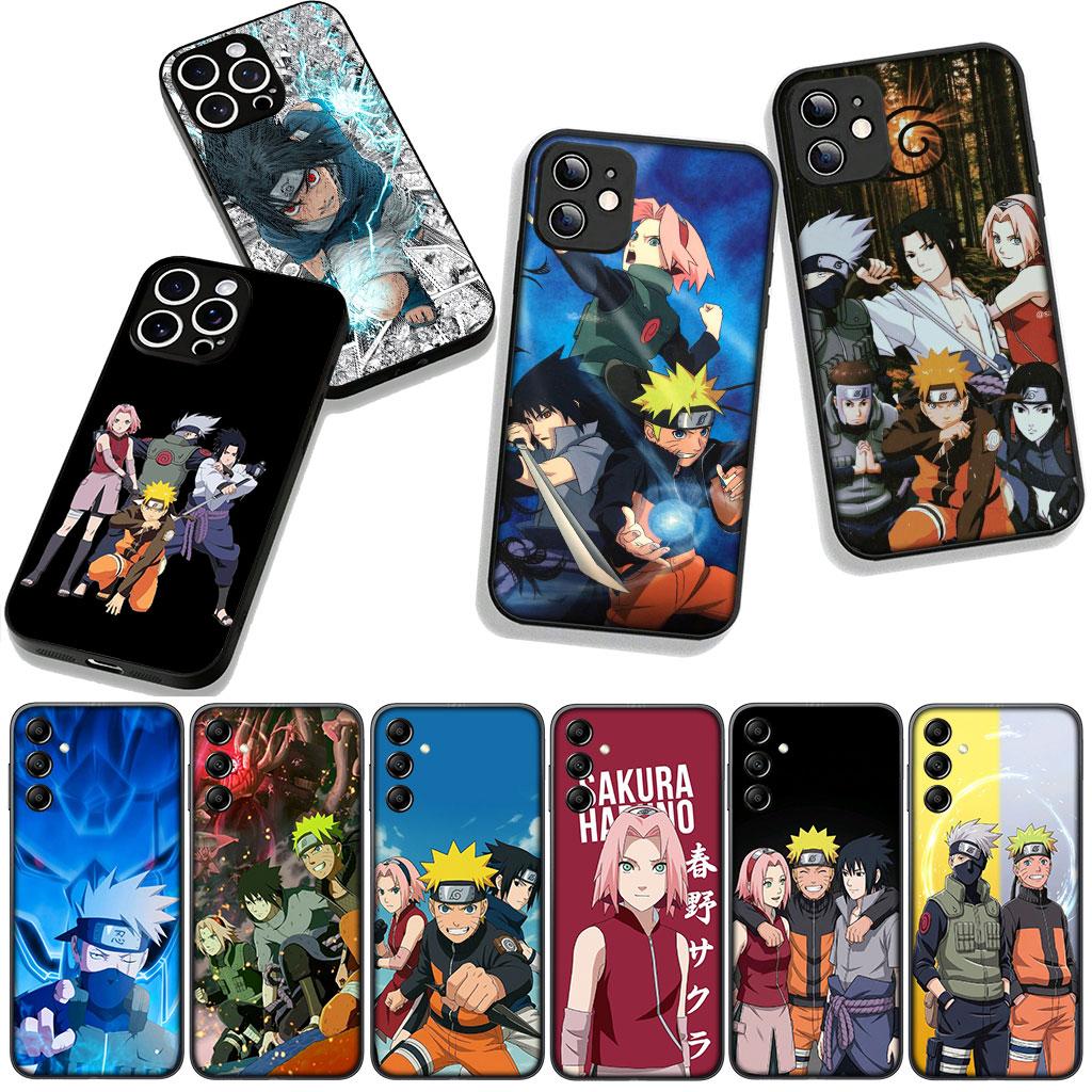 Cover for Apple iPhone 16 15 14 Plus 13 12 Mini 17 Pro Max + ProMax 16E Air Phone Case Kakashi Narutos Haruno Sakura Sasuke