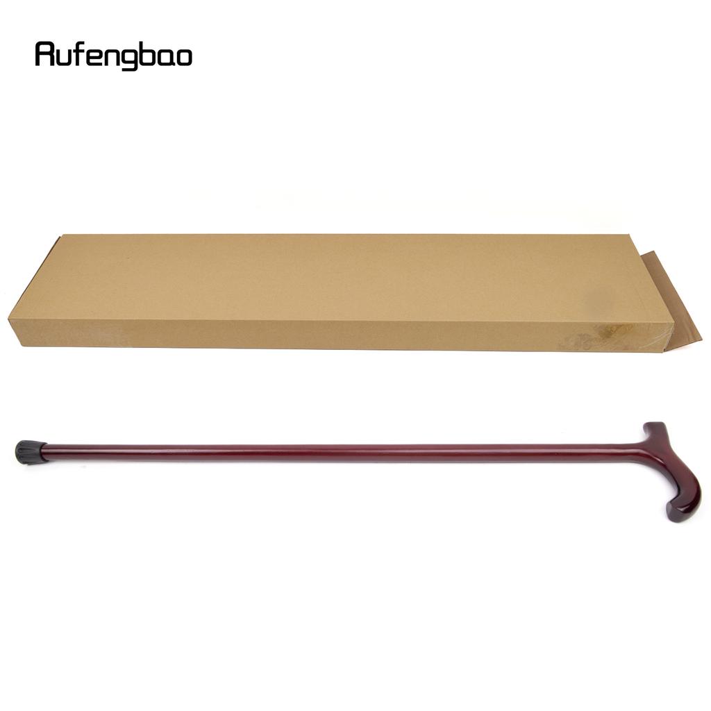 Красная деревянная трость одинарного сложения, модная, для ходьбы, декоративная, для косплея, Хэллоуин, булава, костыль, жезл, посох, 92 см