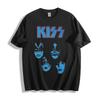Kiss Band T-Shirt - Iconic Blue Face Paint Design Unisex Tee
