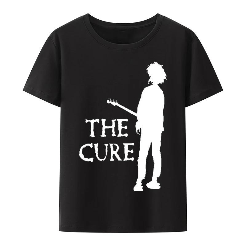 Расписание Летнего тура The Cure 2026 по Великобритании и Ирландии Двусторонняя футболка для унисекс и женской носки с коротким рукавом