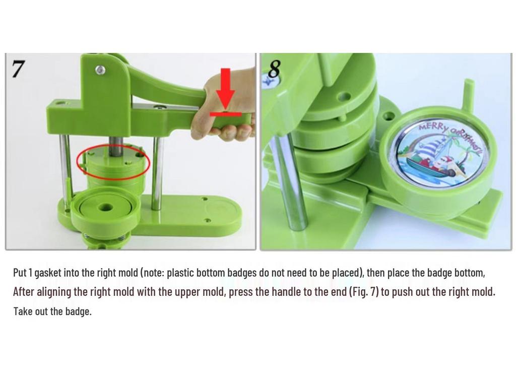 Машина для изготовления значков типа "нажми-вытяни" со сменными формами - Guzi Изготовитель жестяных значков