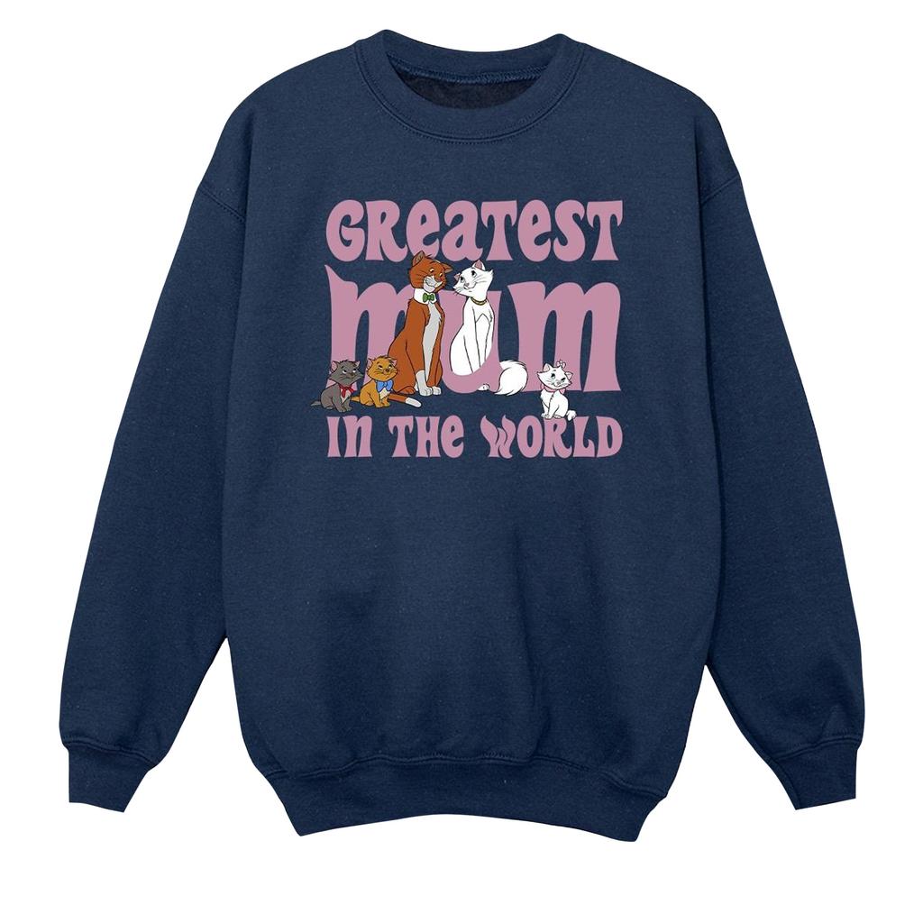 Disney Girls The Aristocats Greatest Mum Sweatshirt