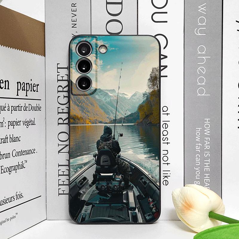 Чехол для телефона с рисунком «Удочка на закате» для Honor Huawei 200 Lite 100 400 PRO 80 90 X9 Magic 7 6 Lite 5 Pro Мягкий чехол