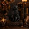 Nordic-Style Desktop Cat Ornaments Cute Sitting Cat Sculpture Cat Statue  Living Room Decor