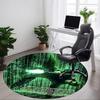 1 шт. Круглый ковер THE Matrix Office, Под офисные стулья, Спальня, Гостиная, Декор для дома, Декор комнаты, Доступен в различных размерах