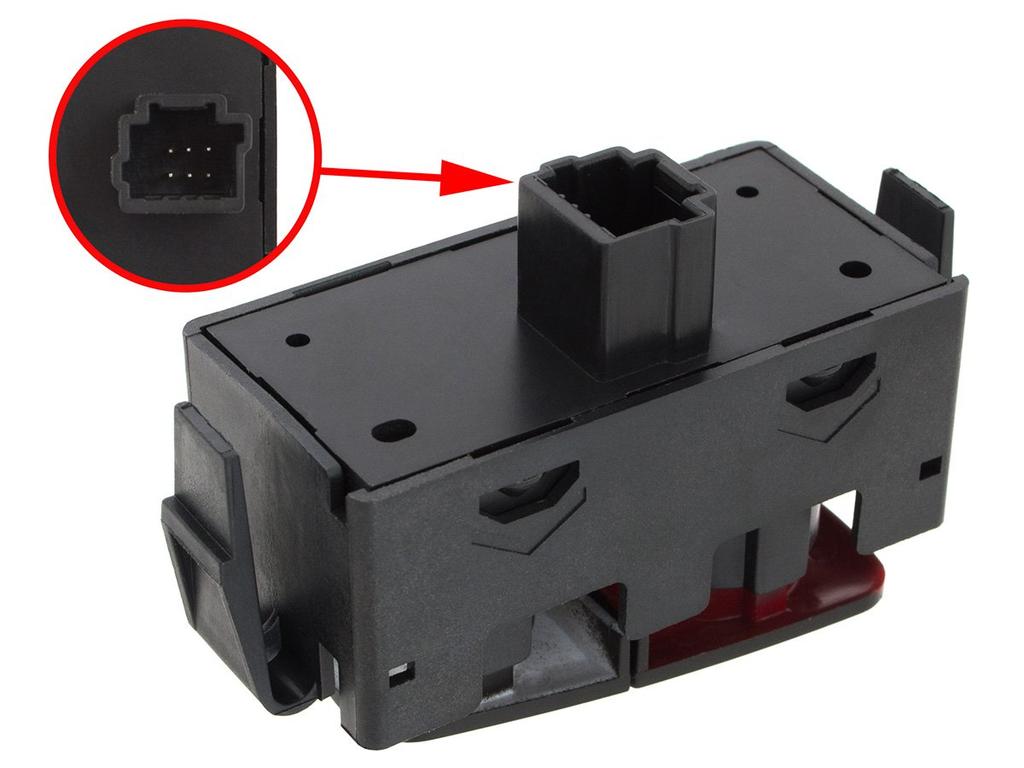 Dacia Lodgy 2012- Hazard Light Switch Black + Door Lock