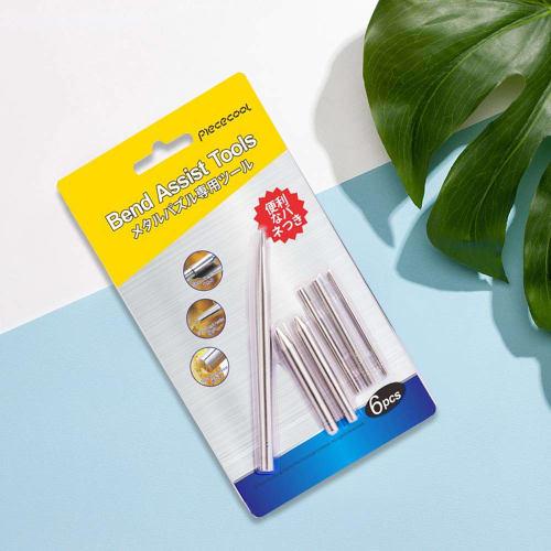 Piececool Metal 3D Puzzle Assembly Tool Set (6 pieces) for shaping, folding, bending, and securing recessed joints