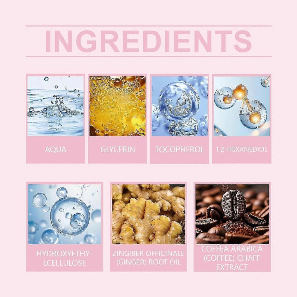 Nourishing Ginger & Coffee Hair Spray for Deep Moisturizing, Strengthening, and Promoting Hair Growth Easy Daily Use for All Hair Types