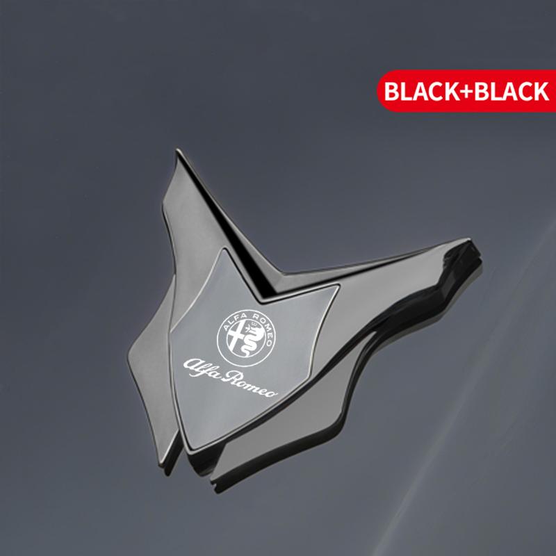 3D Metal Car Fender Badge Decal Logo Sticker For Alfa Romeo STELVIO Giulia 159 Giulietta 147 Mito 156 MTO Sportiva Accessories
