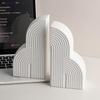 Nordic Bookends Books Rely On Book Stand Shelves Ceramic Home Office Ornaments Desk Top Books Magazine Finishing Rack
