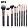 10pcs Rose Gold Makeup Brushes Set Professional Make Up Tools Foundation Powder Eyeshadow Eyeliner Cosmetics Brush Kits