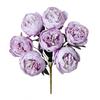 44cm Height Simulation Flower 7 Heads Peony Buds Wedding Bouquet  Desktop Ornament