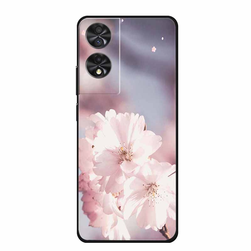 Для TCL 40 NxtPaper 4G 6.78" Чехол Животные ТПУ Мягкий Силикон Чехлы для Телефона Обложка для TCL40 NxtPaper Защитный Волк Мультяшный Coque
