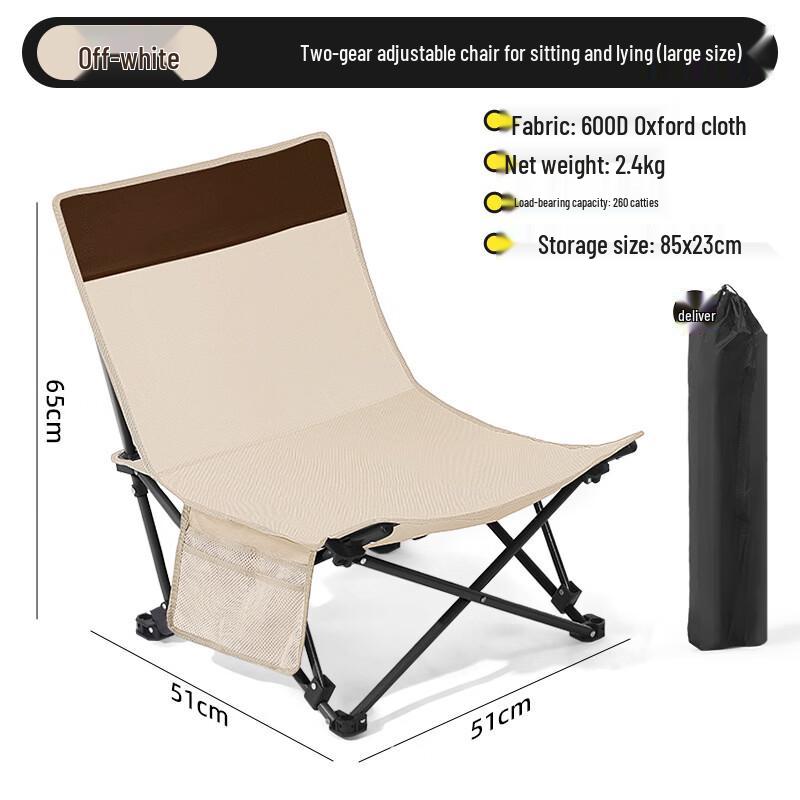 ZISIZ Portable Folding Beach & Camping Recliner