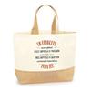 Tote bag - PLANETEE - Un François aussi génial - jute naturel - personnalisé - Fabriqué en France