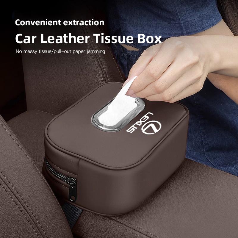 Бумажная салфетница на спинку автомобильного сиденья, сумка-органайзер на солнцезащитный козырек для Lexus GS IS LS500h ES260 ES300h RX350h NX260 UX260 LM LC RZ450e