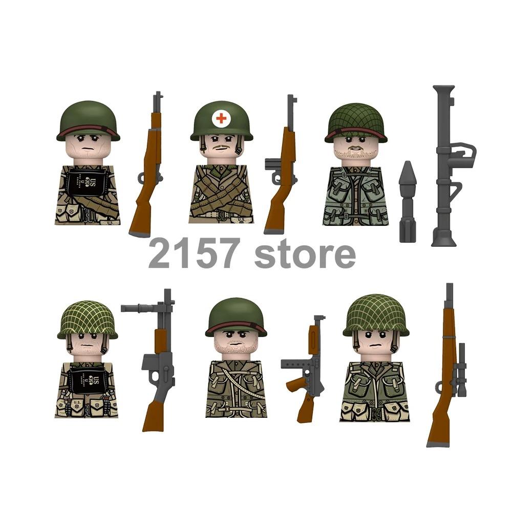 Военный Солдат Фигурка Строительный Блок Оружие Рейнджер Камуфляж Война во Вьетнаме US Special Forces KSK Медицинский Бандит Вор Игрушка Подарок