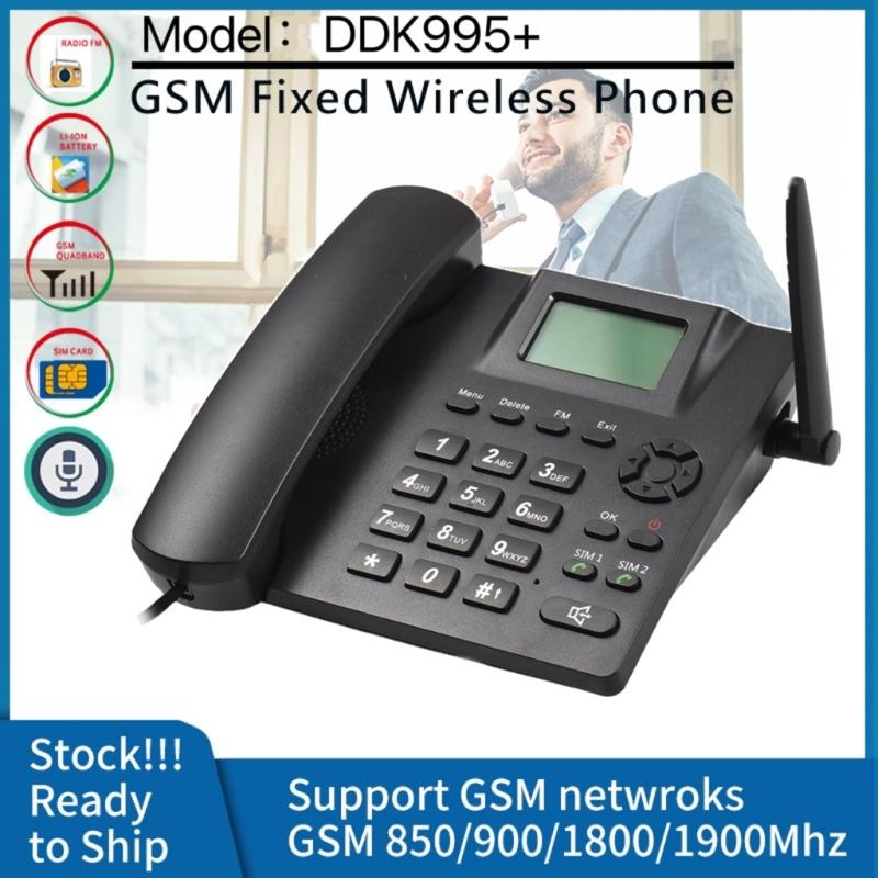 DDK995 Настольный телефон с функциональностью 2 карт памяти, чистый звук и простое управление для офисов, домов и отелей