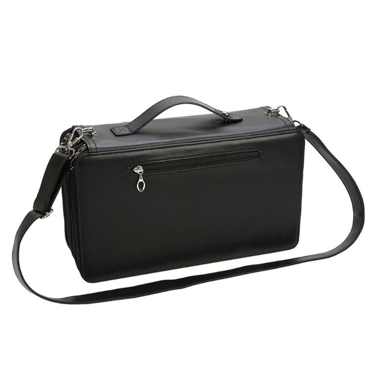 Большой органайзер-переноска для маркеров, сумка для хранения 120 маркеров с плечевым ремнем для кистей, ручек, художественных принадлежностей