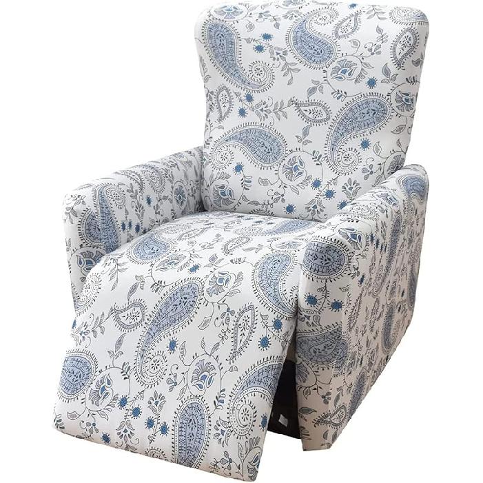 Эластичный чехол для кресла-реклайнера, Принтованные чехлы для кресла, Чехол для дивана-реклайнера, Нескользящий облегающий защитный чехол для мебели, для гостиной, спальни, дома, M