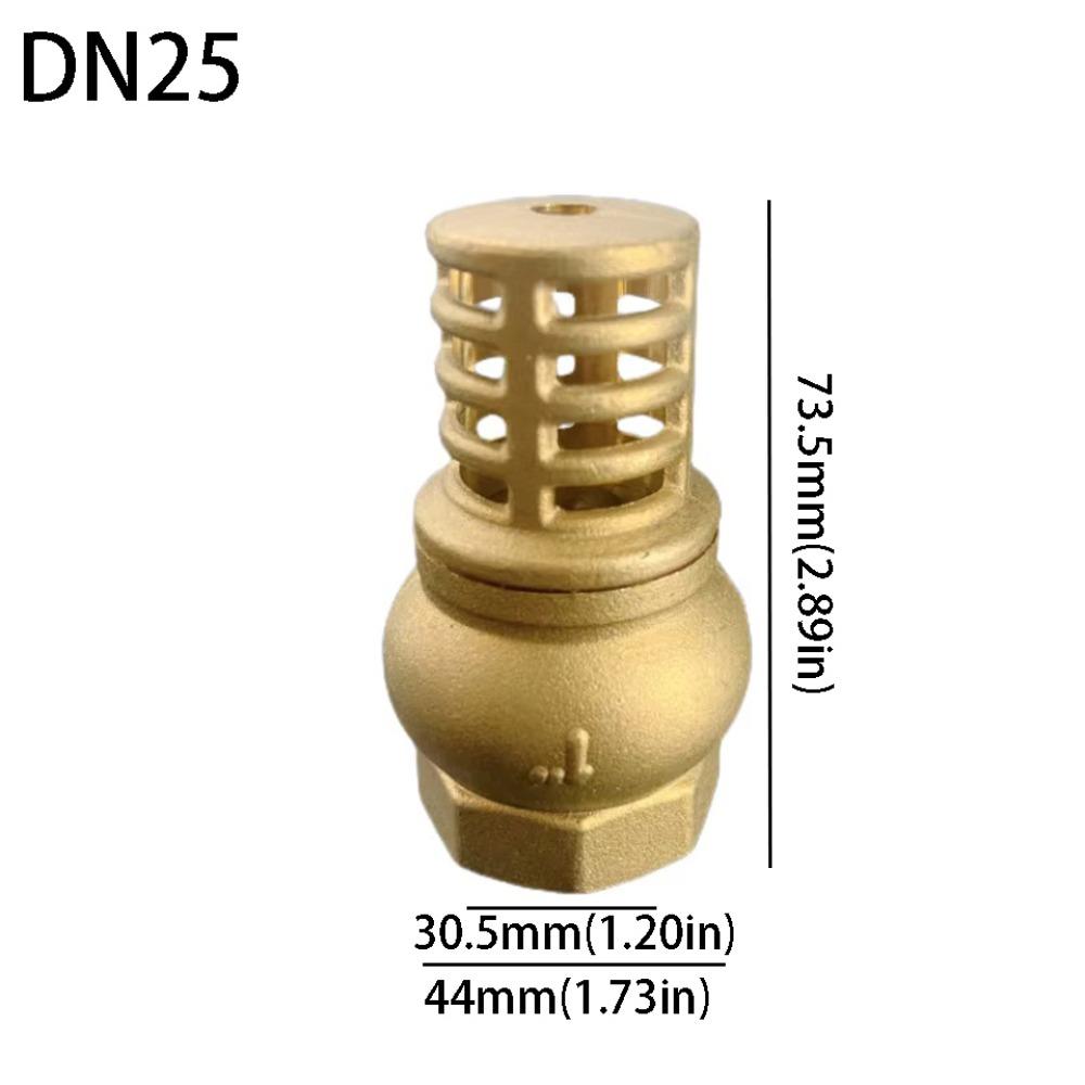 Anti Backflow Bottom Valve Female Thread Check Valve Brass Brass Foot Valve  Direct Supply