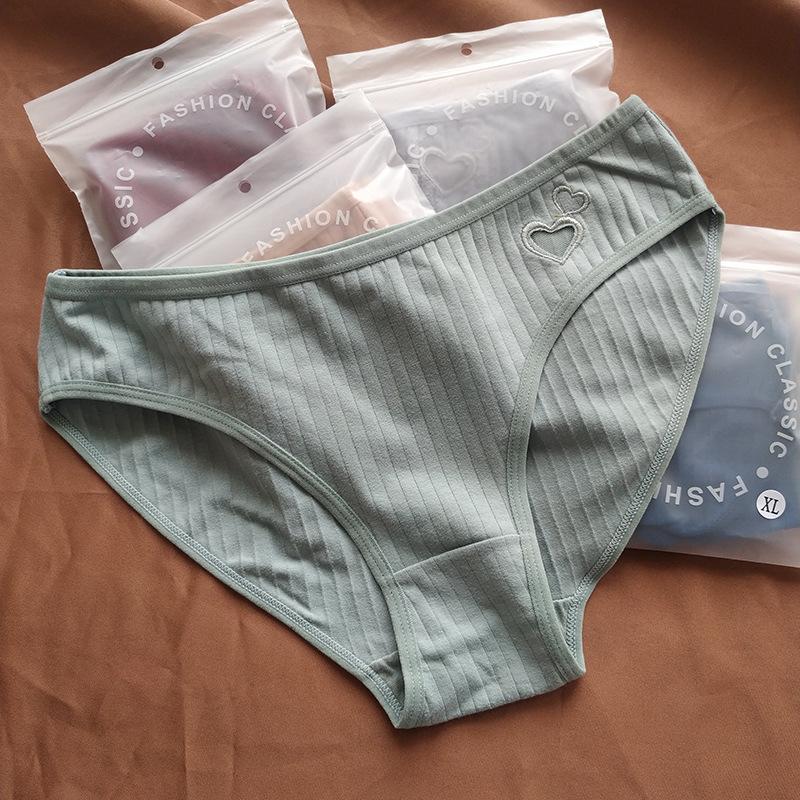 High Quality Comfort Low-rise Panties Female Cotton Breathable Hipster Panties Female Sexy Cute Student Girls Panties Female Summer Cotton
