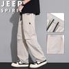 JEEP SPIRIT Men's Loose Straight-Leg Casual Work Pants