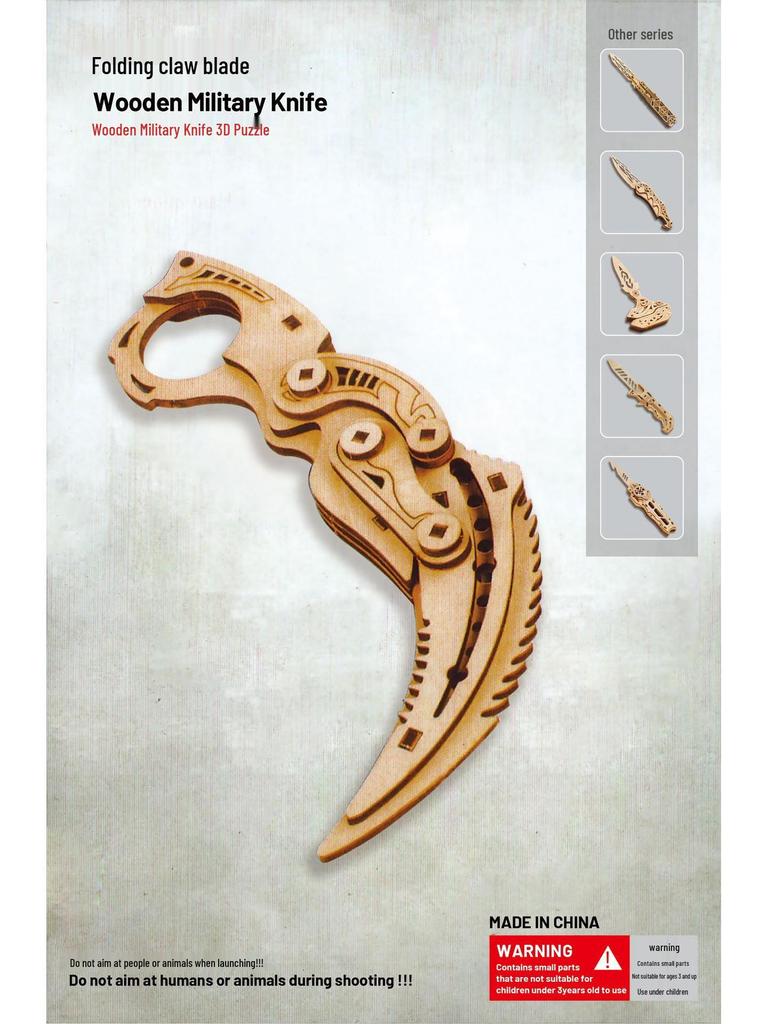 3D Деревянный пазл-конструктор «Бабочка», вырезанный лазером, для детей