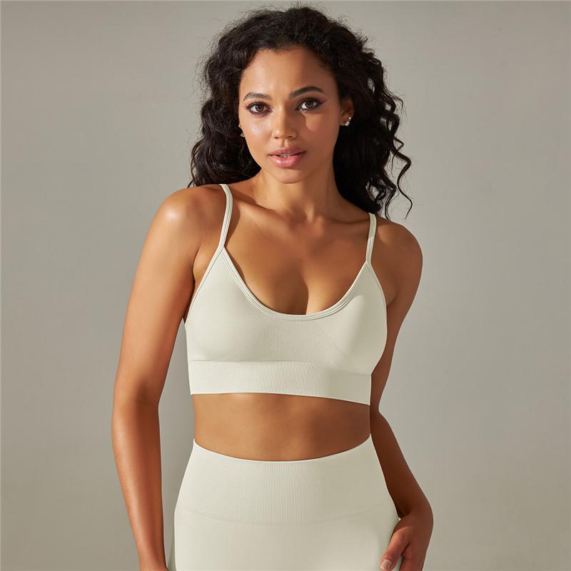 Nessaj Женский спортивный бюстгальтер для тренажерного зала и фитнеса, нижнее белье для йоги, спортивный топ с пуш-ап, жилет без рукавов для бега