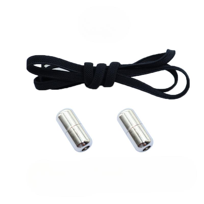 Шнурки без завязок с металлическим замком – плоские эластичные шнурки для кроссовок для взрослых, быстрозатягивающиеся шнурки для ленивых дней