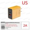 Быстрое зарядное устройство 38 Вт с двумя портами USB+PD и функцией Flash Charging (EU / US / UK Plug)
