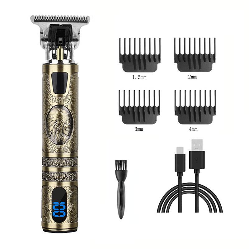 Professional Hair Clipper, Electric Shaver with LED Display, Hair Clipper, Beard Trimmer