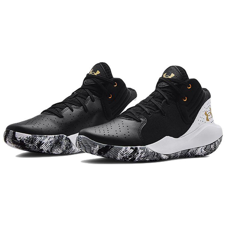 Under Armour Унисекс Jet 21 Черный Белый Металлик Золотой 3024260-006