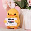 Funny Gifts for Mom and Dad, I Love You Mom, Handmade Crochet Unique Mother's Day Father's Day