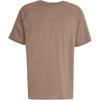Originals Solid Color Logo Round Neck Loose Fit Short Sleeve T-Shirt Men Tops Brown JW1032