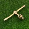 2 Arm Rotating Brass Nozzle Sprinkler 360 Degree Automatic Irrigation High Coverage for Crop Garden Lawn Maintenance