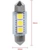 10 PCS 36 MM 12 V 3 SMD 5050 LED Festoon Dme Voiture Ampoules Intérieur Lampe Blanc