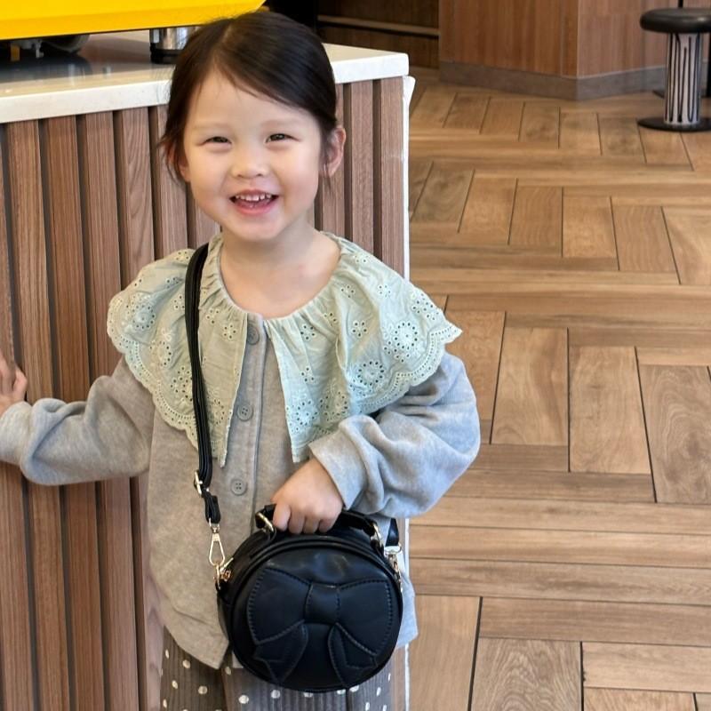 Pu Mini Adorable Bag For Kids With Lovely Bowknot Design Perfect For Outings Daily