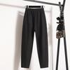 Весенние тонкие женские брюки больших размеров с высокой талией, эластичные свободные повседневные универсальные брюки Harlan