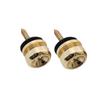 Musiclily Pro 14mm Strap Pin End Pin Steel for Electric Gold of Guitar/Acoustic Guitar/Classical Guitar/Ukulele, (Set 2)