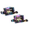 HB100 Bike Aluminium Alloy Hydraulic Disc Brake Set Front Rear for Mountain Road Bicyclecolorful