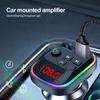 Автомобильный FM-передатчик Bluetooth, беспроводной адаптер, MP3-плеер Hands Free, аудиоприемник, быстрое зарядное устройство USB 3.1A, автомобильные аксессуары